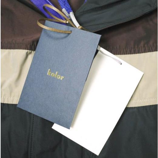 新品 kolor カラー 24SS 日本製 ナイロンスタンドカラーコート 24SCM