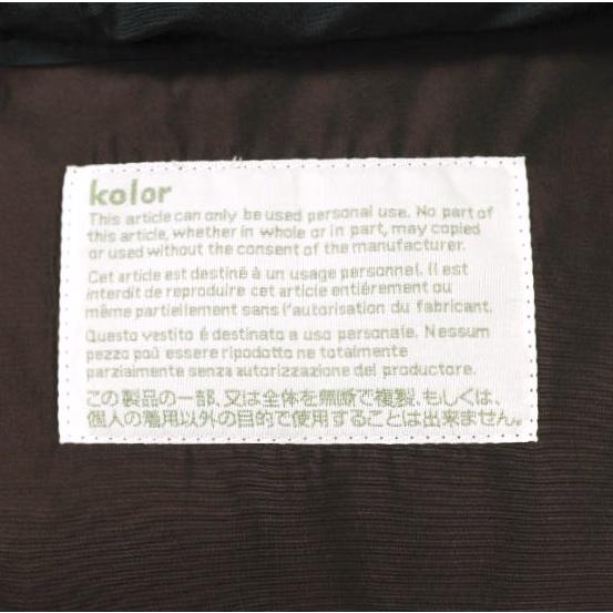 新品 kolor カラー 24SS 日本製 ナイロンスタンドカラーコート 24SCM-C08118 3 NAVY 定価148,500円 アウター g22142 |  | 08