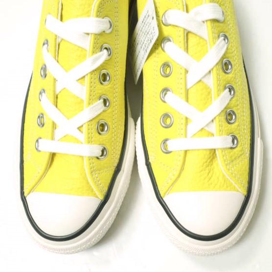 新品 CONVERSE ADDICT コンバースアディクト 24SS CHUCK TAYLOR LEATHER OX チャックテイラー レザーオックス 1AD987 US4.5(23cm) YELLOW 新品 CONVERSE ADDICT コンバースアディクト 24SS CHUCK TAYLOR