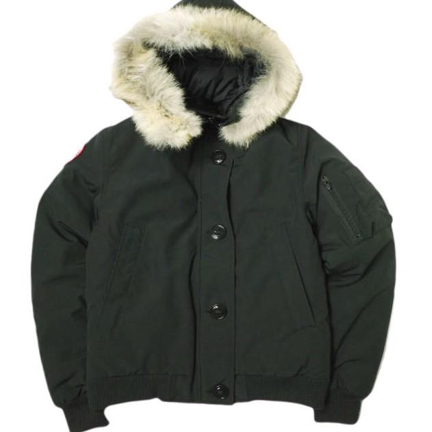 新品 CANADA GOOSE カナダグース LABRADOR BOMBER ラブラドール ボンバー 7967JL S BLACK 定価202,400円 ファー付き ダウンジャケット | 
