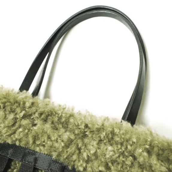 HYKE x CHACOLI ハイク チャコリ 別注 日本製 BASKET MEDIUM SIZE バスケット 19285 OLIVE DRAB 定価82,500円 2WAY トートバッグ カバン【新古品】【中古】【HYKE × CHACOLI】 新品 HYKE x CHACOLI ハイク チャコリ 別注 日本製 BASKET MEDIUM SIZE