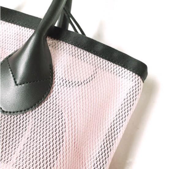 新品 THE NORTH FACE PURPLE LABEL 24SS Mesh Field Tote S メッシュフィールドミニトートバッグ NN7404N P Pink nanamica カバン g22179 |  | 07