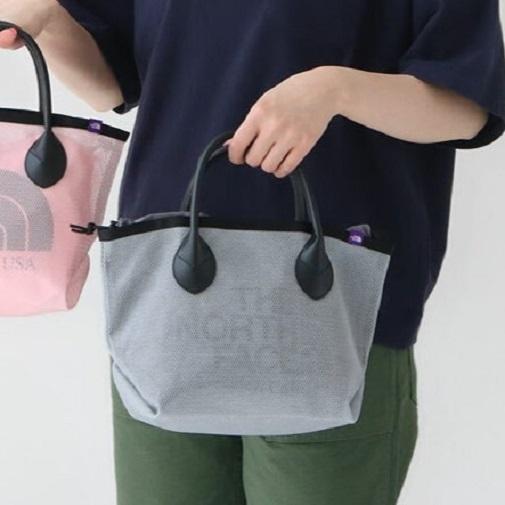 新品 THE NORTH FACE PURPLE LABEL 24SS Mesh Field Tote S メッシュフィールドミニトートバッグ NN7404N H Gray nanamica カバン g22180 |  | 02