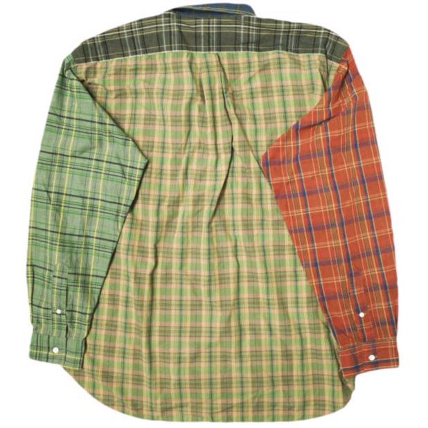 SSZ エスエスズィー 25SS 日本製 COLOR BLOCK SHIRTS クレイジーパターンチェックBDシャツ 11-11-1209-139 M Murti BEAMS BD CRAZY g22199 |  | 01
