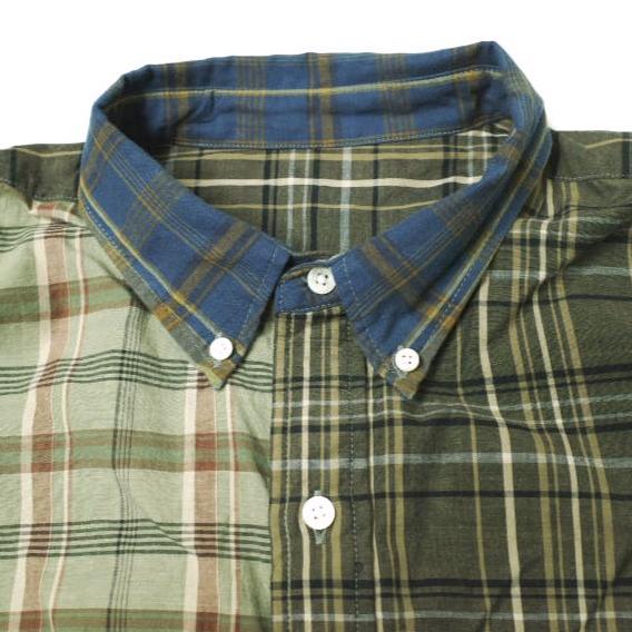SSZ エスエスズィー 25SS 日本製 COLOR BLOCK SHIRTS クレイジーパターンチェックBDシャツ 11-11-1209-139 M Murti BEAMS BD CRAZY g22199 |  | 03