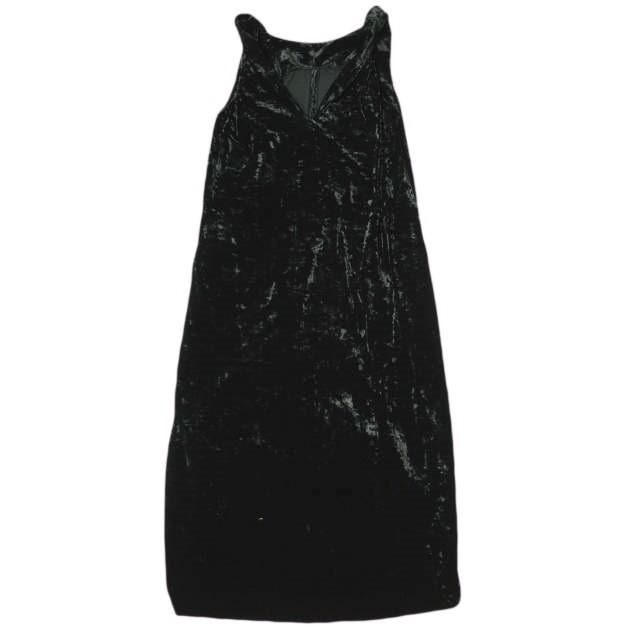 CITYSHOP シティショップ 25SS VELVET TWIST DRESS ベルベッドツイストドレス 25040042844010 38 ブラック ベロア マキシ ワンピース | 