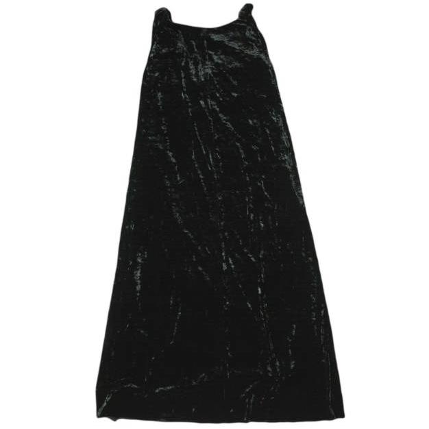 CITYSHOP シティショップ 25SS VELVET TWIST DRESS ベルベッドツイストドレス 25040042844010 38 ブラック ベロア マキシ ワンピース |  | 01