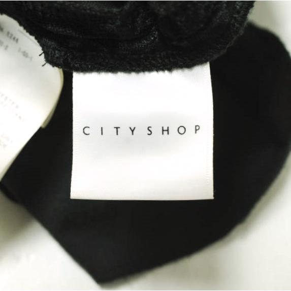 CITYSHOP シティショップ 25SS VELVET TWIST DRESS ベルベッドツイストドレス 25040042844010 38 ブラック ベロア マキシ ワンピース |  | 06
