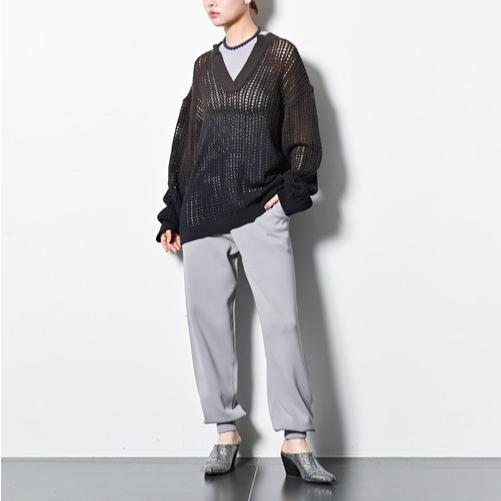onit x CITYSHOP オニット シティショップ 25SS MILANO RIB KNIT TAPERD PANTS ミラノリブニットテーパードパンツ 25SS-ON199 2 グレー |  | 02