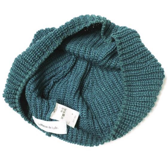 La Maison de Lyllis メゾンドリリス 日本製 MUSU コットンニットベレー帽 Free Green 帽子 g22213 |  | 06