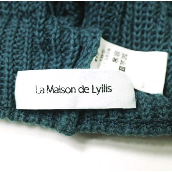La Maison de Lyllis メゾンドリリス 日本製 MUSU コットンニットベレー帽 Free Green 帽子 g22213 |  | 07