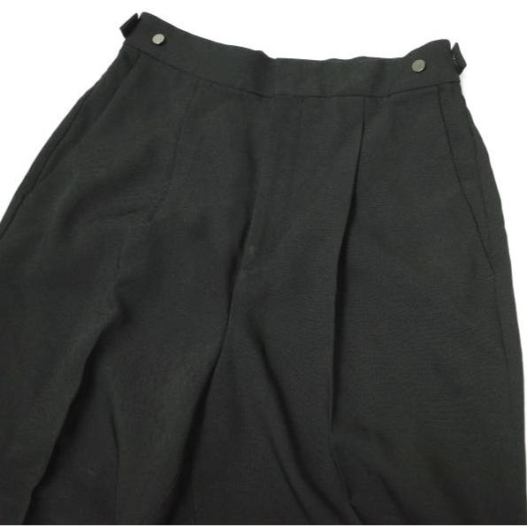 ADAM ET ROPE アダムエロペ 21SS 洗える センタープレスセミワイドスラックス GAS01210 34 ブラック パンツ 1プリーツ ボトムス g22220 |  | 04