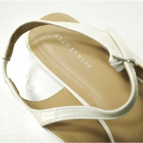 ADAM ET ROPE アダムエロペ 22SS バックレスメリージェーン GAA02080 23cm オフホワイト ストラップ サンダル シューズ g22223 |  | 07