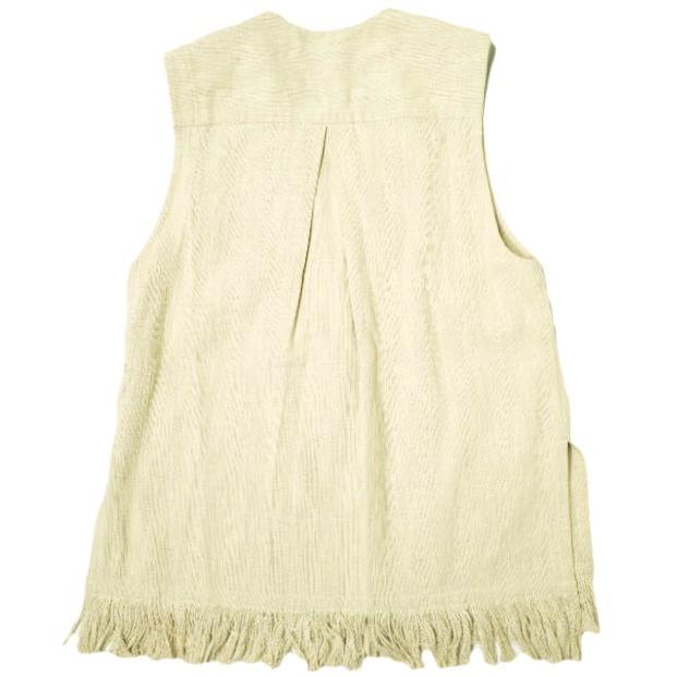 sara mallika サラマリカ 23SS FRINGE GILET フリンジベスト 020931SL3 Free Ecru ジレ トップス g22227 |  | 01