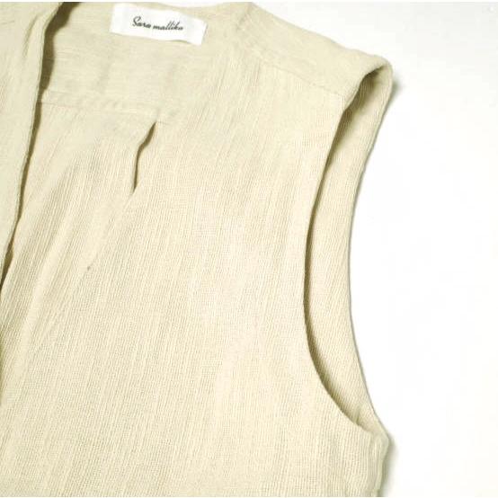sara mallika サラマリカ 23SS FRINGE GILET フリンジベスト 020931SL3 Free Ecru ジレ トップス g22227 |  | 05