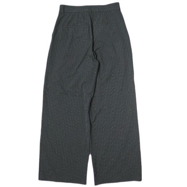 ADAM ET ROPE アダムエロペ 23SS サステナブル ストライプセミワイドパンツ GAS03060 36 ネイビー スラックス ボトムス g22236 |  | 01