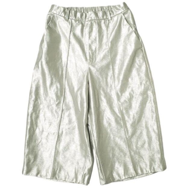 CITYSHOP シティショップ 21SS FAUX LEATHER HALF PANTS フェイクレザーハーフパンツ 21030042526020 36 シルバー イージー ショーツ | 