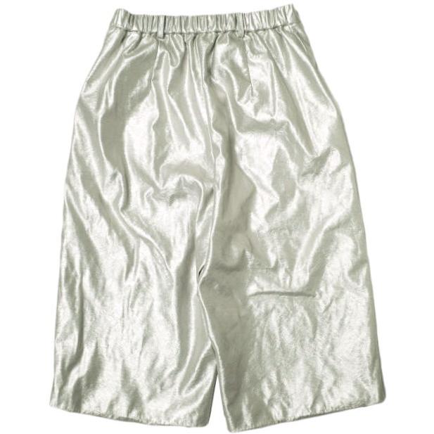 CITYSHOP シティショップ 21SS FAUX LEATHER HALF PANTS フェイクレザーハーフパンツ 21030042526020 36 シルバー イージー ショーツ |  | 01