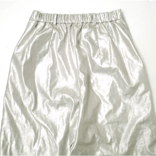 CITYSHOP シティショップ 21SS FAUX LEATHER HALF PANTS フェイクレザーハーフパンツ 21030042526020 36 シルバー イージー ショーツ |  | 04