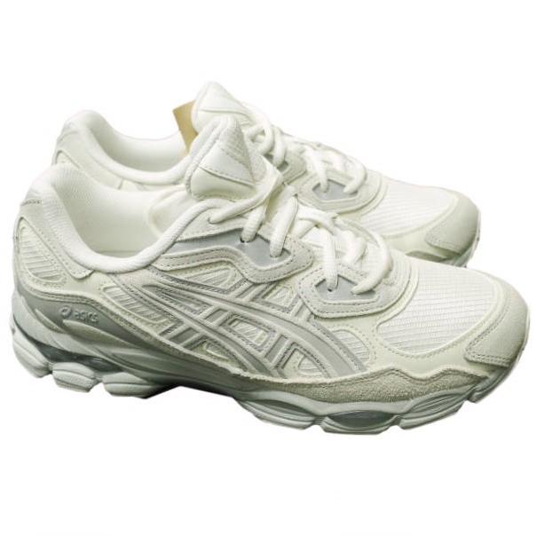 asics ホワイト シューズ 28.0 asics 25AW 8/21 GEL-KINETIC FLUENT WHITE/MARZIPAN 1203A591