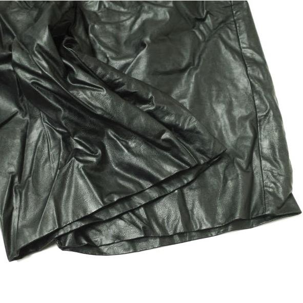 H BEAUTY＆YOUTH エイチ 日本製 FAKE LEATHER SHORT PANTS フェイクレザーショートパンツ 1619-299-0913 S ブラック ショーツ イージー |  | 04