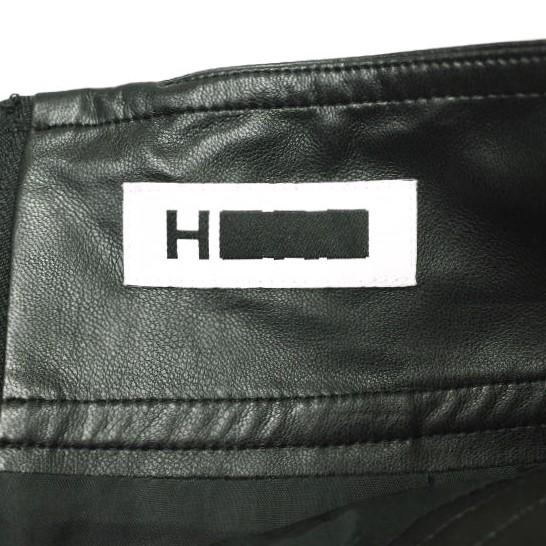H BEAUTY＆YOUTH エイチ ビューティーアンドユース FAKE LEATHER TIGHT SKIRT フェイクレザータイトスカート 1624-299-3574 S ブラック |  | 03