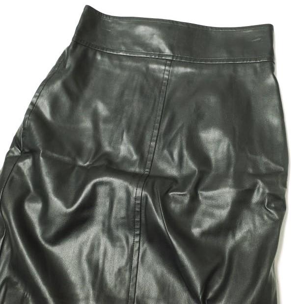 H BEAUTY＆YOUTH エイチ ビューティーアンドユース FAKE LEATHER TIGHT SKIRT フェイクレザータイトスカート 1624-299-3574 S ブラック |  | 04