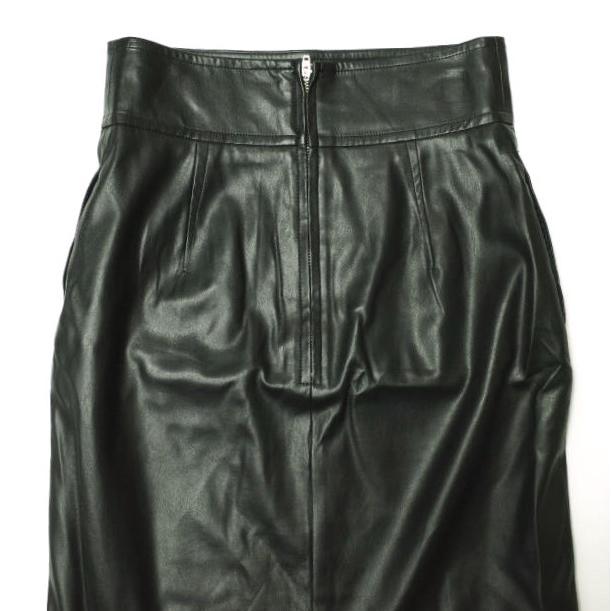 H BEAUTY＆YOUTH エイチ ビューティーアンドユース FAKE LEATHER TIGHT SKIRT フェイクレザータイトスカート 1624-299-3574 S ブラック |  | 05