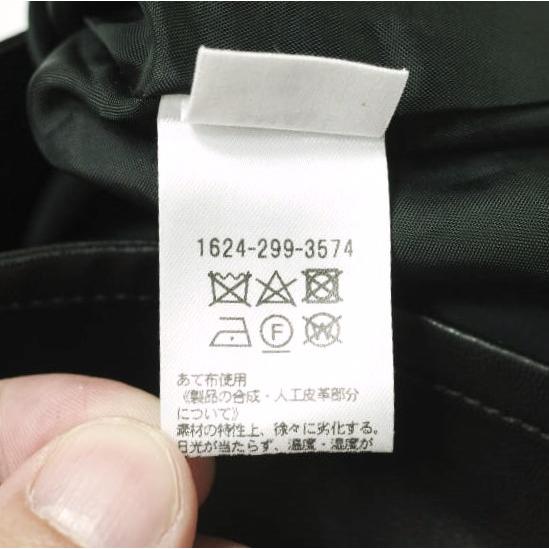 H BEAUTY＆YOUTH エイチ ビューティーアンドユース FAKE LEATHER TIGHT SKIRT フェイクレザータイトスカート 1624-299-3574 S ブラック |  | 07