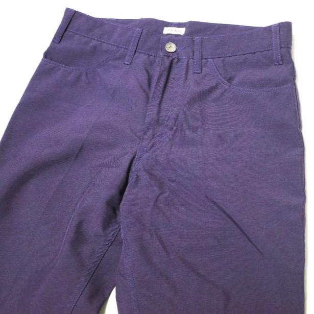 INSCRIRE アンスクリア 日本製 Canvas Sta-Prest ポリエステルキャンバス スタプレストパンツ I19SS-PT30A 36 パープル フレア g22266 |  | 04