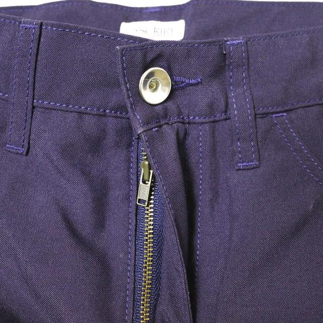 INSCRIRE アンスクリア 日本製 Canvas Sta-Prest ポリエステルキャンバス スタプレストパンツ I19SS-PT30A 36 パープル フレア g22266 |  | 05