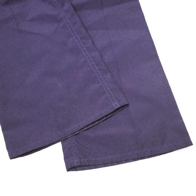 INSCRIRE アンスクリア 日本製 Canvas Sta-Prest ポリエステルキャンバス スタプレストパンツ I19SS-PT30A 36 パープル フレア g22266 |  | 07