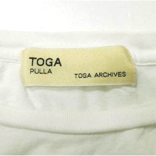 TOGA PULLA トーガ プルラ 日本製 ショルダーコード ノースリーブTシャツ TP21-JK245 2 ホワイト ARCHIVES カットソー トップス g22285 |  | 02