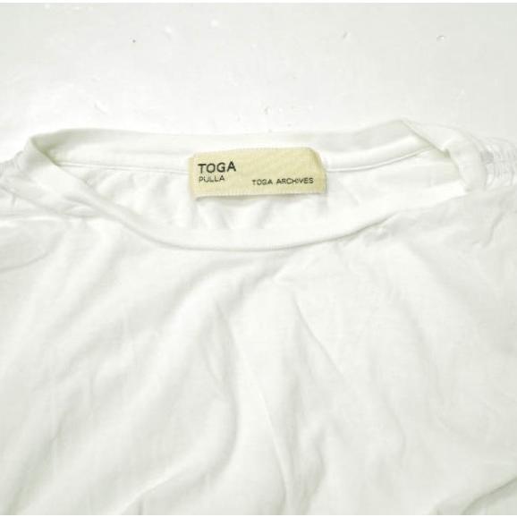 TOGA PULLA トーガ プルラ 日本製 ショルダーコード ノースリーブTシャツ TP21-JK245 2 ホワイト ARCHIVES カットソー トップス g22285 |  | 03