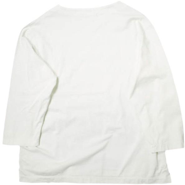 nest robe CONFECT ネストローブ コンフェクト バスク天竺プルオーバー 02191-0044 4 ホワイト 七分袖 ボートネック Tシャツ バスクシャツ |  | 01