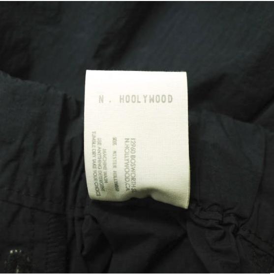 新品 N.HOOLYWOOD TPES エヌハリウッド 25SS EASY PANTS アメリカ軍 ナイロンリップストップ イージーパンツ 9251-CP03-003 38 BLACK |  | 06