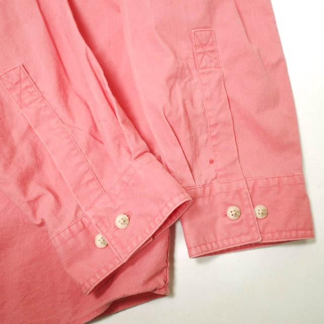 L.L.Bean エルエルビーン Men's Sunwashed Canvas Shirt Traditional Fit サンウォッシュ・キャンバス・シャツ 270134 XL-TALL ピンク |  | 04