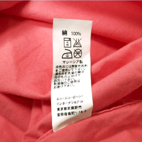 L.L.Bean エルエルビーン Men's Sunwashed Canvas Shirt Traditional Fit サンウォッシュ・キャンバス・シャツ 270134 XL-TALL ピンク |  | 06