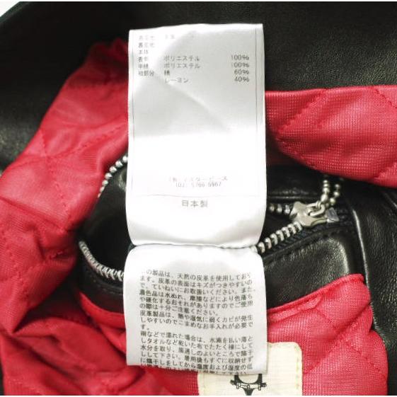 Scye サイ 日本製 GTモンザ型 スペインラムレザーダブルフロントバイカージャケット 1216-63051 38 BLACK 定価275,000円 ダブルライダース |  | 08