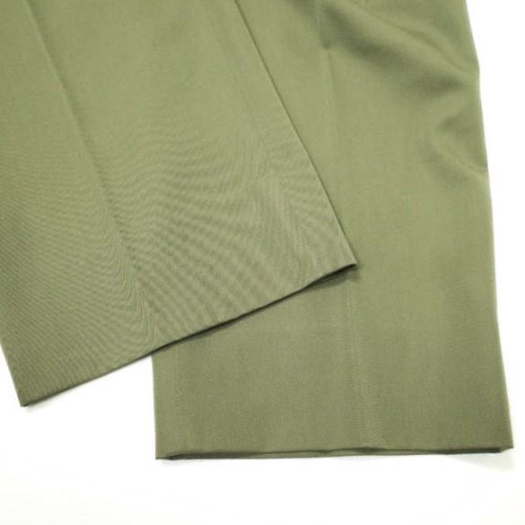 AMC エーエムシー 日本製 Julian gabadine ウールギャバジン 2プリーツスラックス 50 ARMY GREEN パンツ テーパード ボトムス g22340 |  | 06