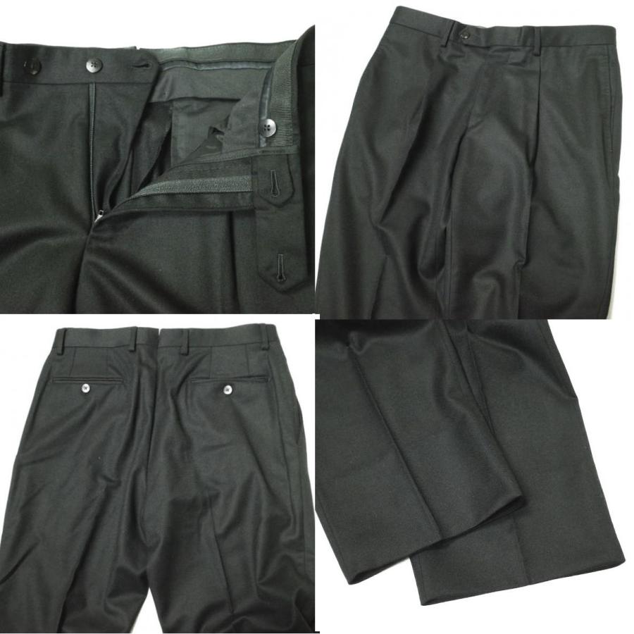 CARUSO カルーゾ 22AW イタリア製 ウールサキソニー ブラックスーツ 48 BLACK セットアップ 定価178,200円 ジャケット＆スラックス g22360 |  | 08