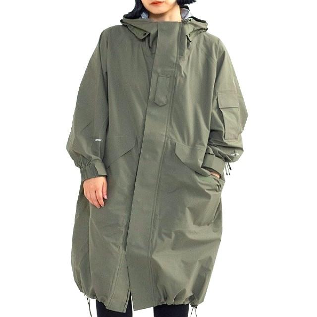 HYKE ハイク 23AW PERTEX SHELL COAT パーテックスシェルコート 232-17388 1(S) OLIVE DRAB シェル マウンテンパーカー アウター g22361 |  | 02