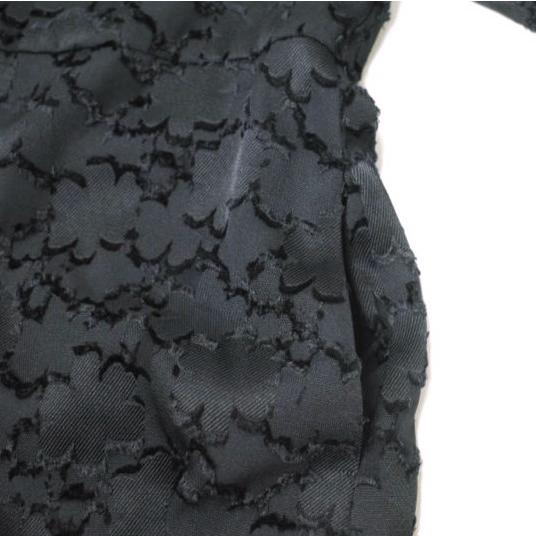 Ballsey ボールジィ 24SS 日本製 マーガレットカットジャカード フレアギャザーワンピース 11-06-41-06833 34 NAVY TOMORROWLAND ドレス |  | 06