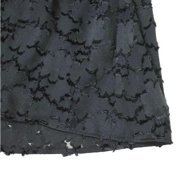 Ballsey ボールジィ 24SS 日本製 マーガレットカットジャカード フレアギャザーワンピース 11-06-41-06833 34 NAVY TOMORROWLAND ドレス |  | 07