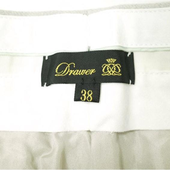 Drawer ドゥロワー 日本製 ウールフランネルパンツ 6514-236-1242 38 ライトグレー 1タック テーパード スラックス ボトムス g22369 |  | 02