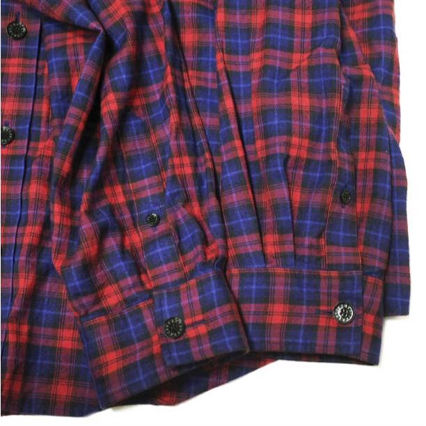 ASTRAET アストラット 日本製 チェックビッグシャツ 5421-270-0099 Free RED/NAVY UNITED ARROWS 長袖 オーバーサイズ トップス g22375 |  | 05