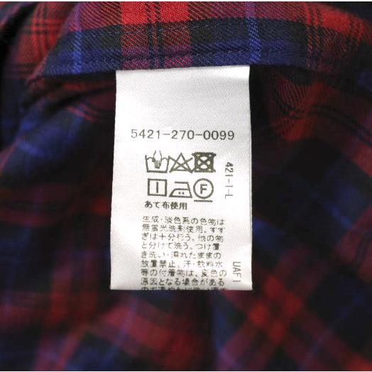 ASTRAET アストラット 日本製 チェックビッグシャツ 5421-270-0099 Free RED/NAVY UNITED ARROWS 長袖 オーバーサイズ トップス g22375 |  | 07