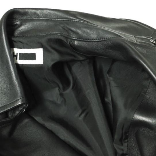 H BEAUTY＆YOUTH エイチ ビューティーアンドユース LEATHER TRNCH COAT シープレザートレンチコート 1625-199-4645 S BLACK g22378 |  | 08