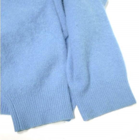 H BEAUTY＆YOUTH エイチ BIG KNIT PULLOVER ウールカシミヤ オーバーサイズクルーネックニット 1613-104-3273 Free ブルー セーター |  | 05