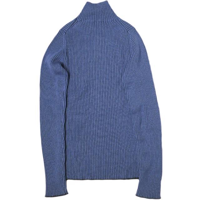 H BEAUTY＆YOUTH エイチビューティーアンドユース WOOL RAYON RIB HIGH NECK KNIT ウールレーヨンリブハイネックニット 1613-199-3413 NAVY |  | 01